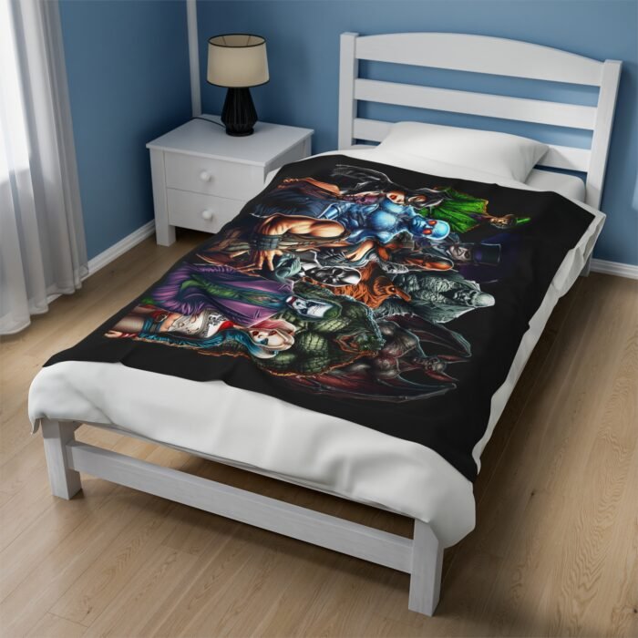 Batman Villains Blanket – DC Comics Classic Throw T-Shirt - Buy Now at American Artist Merch