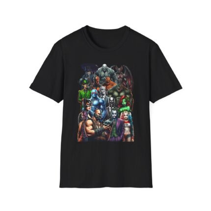 Batman Villains T-Shirt – Gotham’s Most Wanted Tee T-Shirt - Buy Now at American Artist Merch