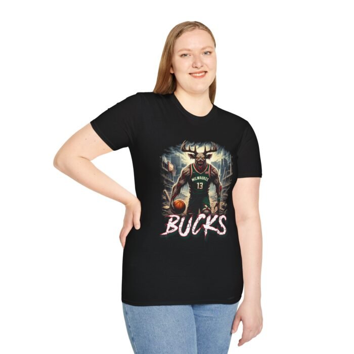 Fear the Deer - Milwaukee Bucks Horror Mashup T-Shirt T-Shirt - Buy Now at American Artist Merch