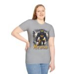 Michigan Wolverines Horror Mashup Shirt - Fear the Blue with a Chilling Twist T-Shirt - Buy Now at American Artist Merch