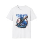 Toronto Blue Jays Horror Mashup T-Shirt - Spooktacular Fan Apparel T-Shirt - Buy Now at American Artist Merch