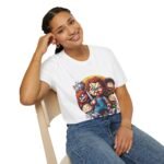 Chucky Meets Rugrats T-Shirt – Playful Meets Terrifying Mashup Tee T-Shirt - Buy Now at American Artist Merch