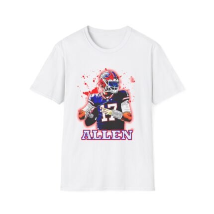 Josh Allen T-Shirt – Celebrate Buffalo’s Star Quarterback T-Shirt - Buy Now at American Artist Merch