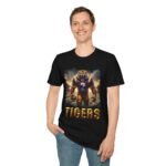 LSU Tigers Horror Mashup T-Shirt - Scary Game Day Apparel T-Shirt - Buy Now at American Artist Merch