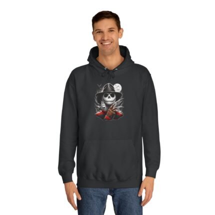 Nightmare Mashup - Jack Skellington as Freddy Krueger Hoodie T-Shirt - Buy Now at American Artist Merch