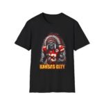 Kansas City Chiefs Horror Mash Up T-Shirt - Spooky NFL Fan Apparel T-Shirt - Buy Now at American Artist Merch