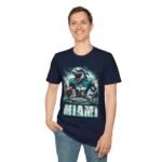 Miami Dolphins Horror Mash Up T-Shirt - Spooky NFL Fan Apparel T-Shirt - Buy Now at American Artist Merch