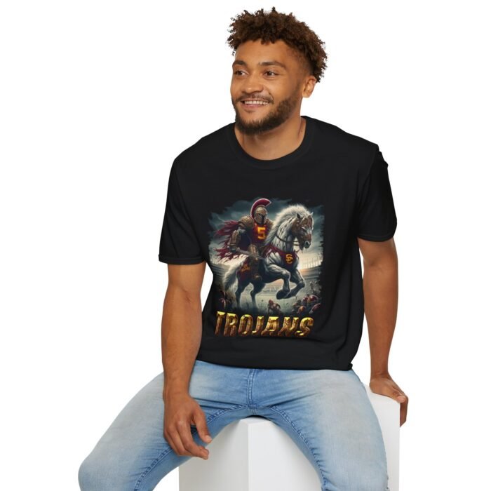 USC Trojans Horror Mashup T-Shirt - Terrifying Trojan Spirit T-Shirt - Buy Now at American Artist Merch