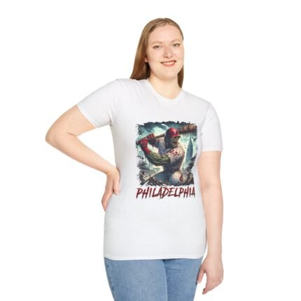 Phillies Horror T-Shirt - Spine-Chilling Fan Gear T-Shirt - Buy Now at American Artist Merch