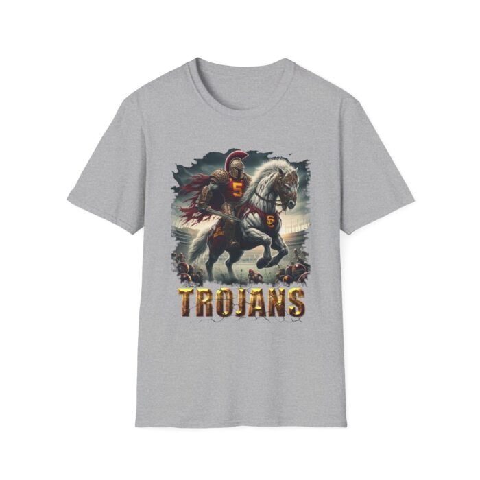 USC Trojans Horror Mashup T-Shirt - Terrifying Trojan Spirit T-Shirt - Buy Now at American Artist Merch