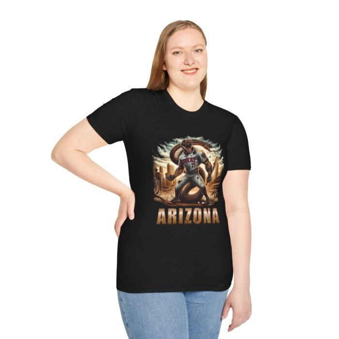 Arizona Diamondbacks Horror T-Shirt - Spooky Fan Gear for Diamondbacks Fans T-Shirt - Buy Now at American Artist Merch