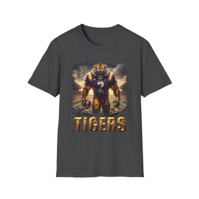 LSU Tigers Horror Mashup T-Shirt - Scary Game Day Apparel T-Shirt - Buy Now at American Artist Merch