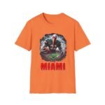 Miami Hurricanes Horror Mashup T-Shirt - Frightful Fan Gear T-Shirt - Buy Now at American Artist Merch