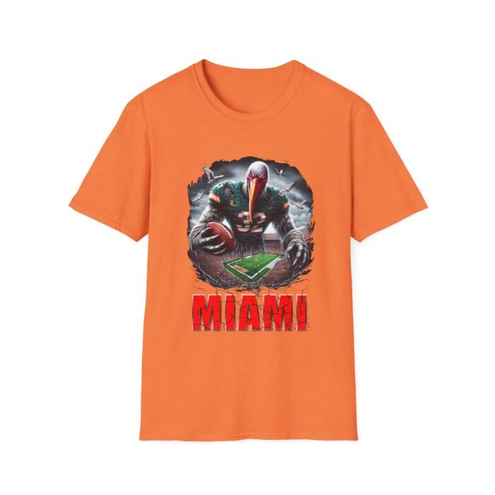 Miami Hurricanes Horror Mashup T-Shirt - Frightful Fan Gear T-Shirt - Buy Now at American Artist Merch