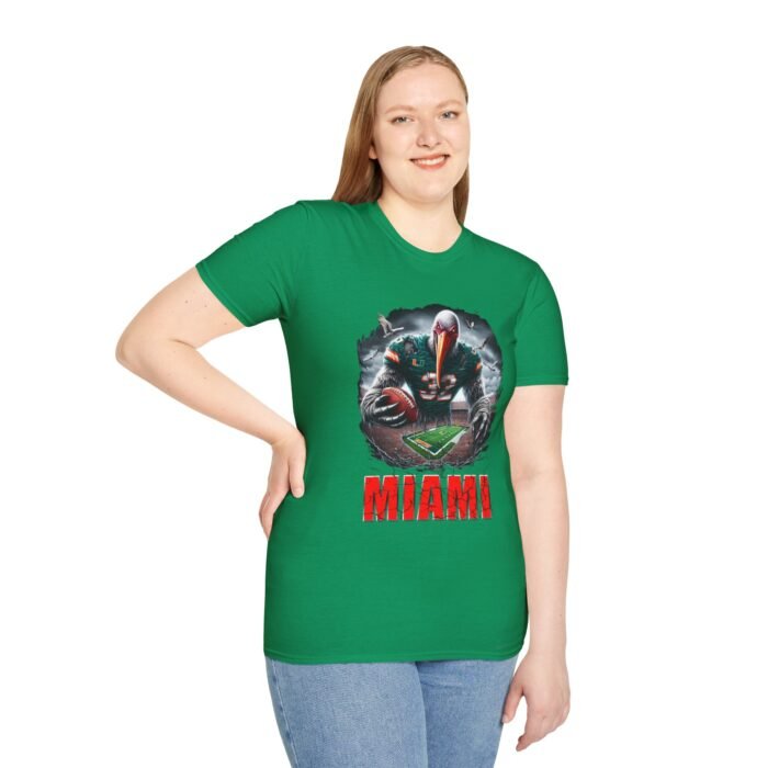 Miami Hurricanes Horror Mashup T-Shirt - Frightful Fan Gear T-Shirt - Buy Now at American Artist Merch