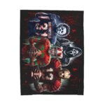 slashers Football Team Blanket - Freddy, Jason, Michael Myers & Ghostface T-Shirt - Buy Now at American Artist Merch