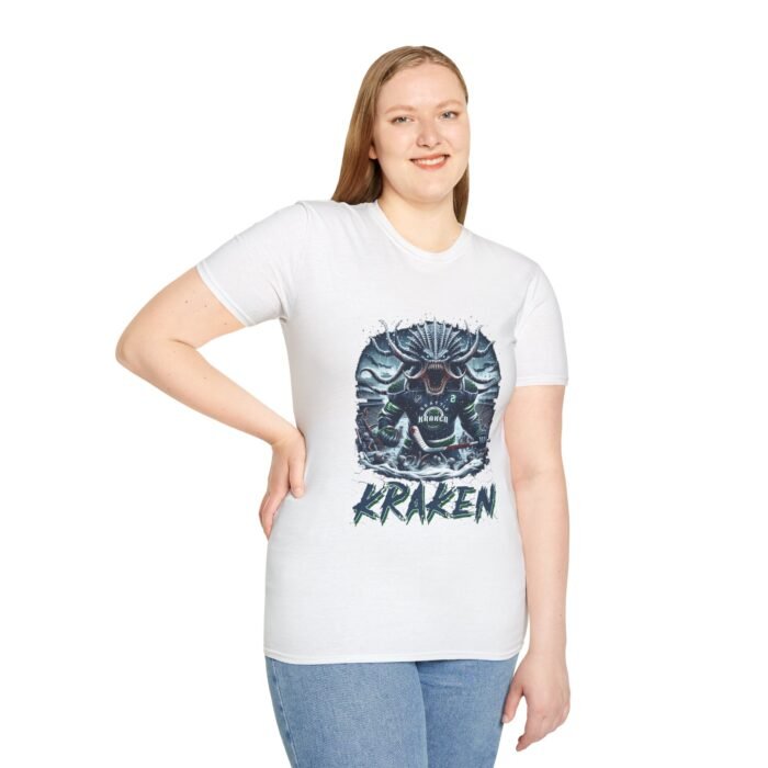 Unleash the Depths - Seattle Kraken Horror Mashup T-Shirt T-Shirt - Buy Now at American Artist Merch