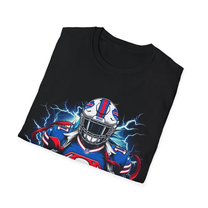 Buffalo Hero: Bills Player Superhero-Inspired T-Shirt T-Shirt - Buy Now at American Artist Merch