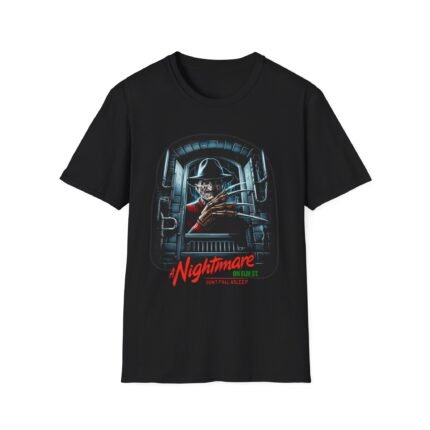 Freddy Krueger Meets Scooby-Doo Mashup Poster – Nightmare Mystery Unleashed T-Shirt - Buy Now at American Artist Merch