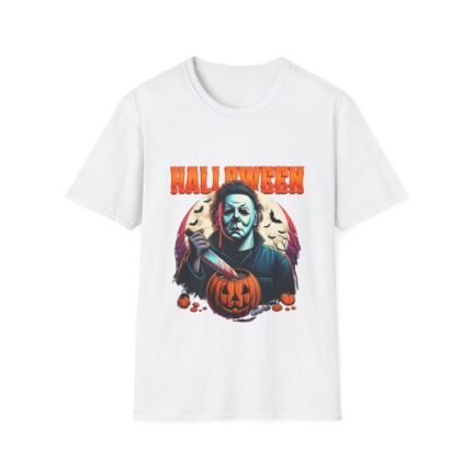 Halloween Michael Myers T-Shirt - Iconic Slasher Graphic Tee T-Shirt - Buy Now at American Artist Merch