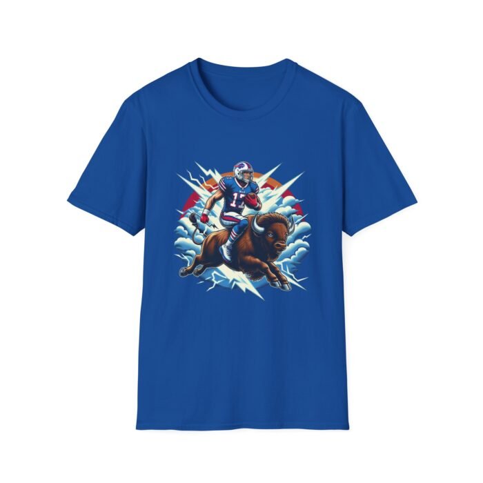 joash allen riding buffalo T-Shirt T-Shirt - Buy Now at American Artist Merch