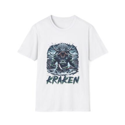 Unleash the Depths - Seattle Kraken Horror Mashup T-Shirt T-Shirt - Buy Now at American Artist Merch