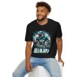 Miami Dolphins Horror Mash Up T-Shirt - Spooky NFL Fan Apparel T-Shirt - Buy Now at American Artist Merch