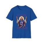 "In Josh We Trust" – Buffalo Bills Savior T-Shirt T-Shirt - Buy Now at American Artist Merch