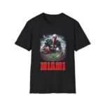 Miami Hurricanes Horror Mashup T-Shirt - Frightful Fan Gear T-Shirt - Buy Now at American Artist Merch