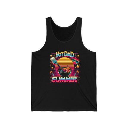 Hot Dad Summer Jersey Tank T-Shirt - Buy Now at American Artist Merch