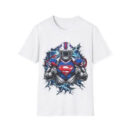 Buffalo Hero: Bills Player Superhero-Inspired T-Shirt T-Shirt - Buy Now at American Artist Merch