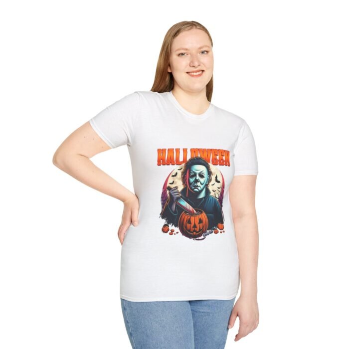 Halloween Michael Myers T-Shirt - Iconic Slasher Graphic Tee T-Shirt - Buy Now at American Artist Merch