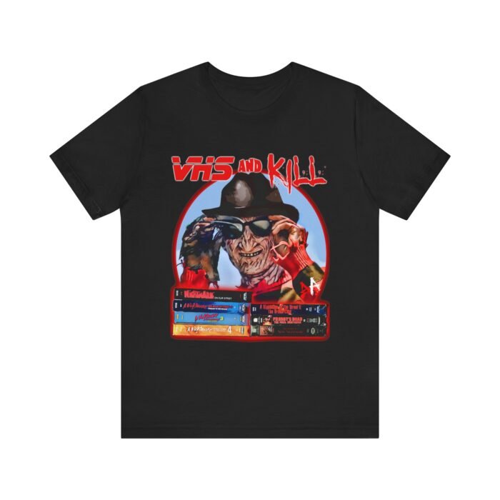 Freddy krueger - VHS and kill T-Shirt - Buy Now at American Artist Merch