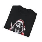 Ghostface Santa T-Shirt – Scream Into the Holidays Graphic Tee T-Shirt - Buy Now at American Artist Merch