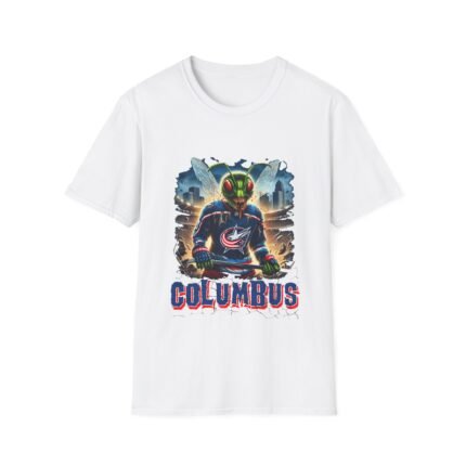 Columbus Blue Jackets Horror Mashup T-Shirt T-Shirt - Buy Now at American Artist Merch