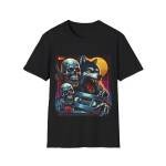 Retro Future Horror Werewolf T-Shirt: Vintage Fear and Futuristic Style T-Shirt - Buy Now at American Artist Merch