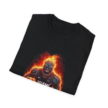 Inferno of Fear - Miami Heat Horror Mashup T-Shirt T-Shirt - Buy Now at American Artist Merch