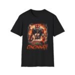 Cincinnati Bengals Horror Mash Up T-Shirt - Spooky NFL Fan Apparel T-Shirt - Buy Now at American Artist Merch