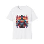 Neon Superman - Illuminate Your Space with the Man of Steel T-Shirt - Buy Now at American Artist Merch