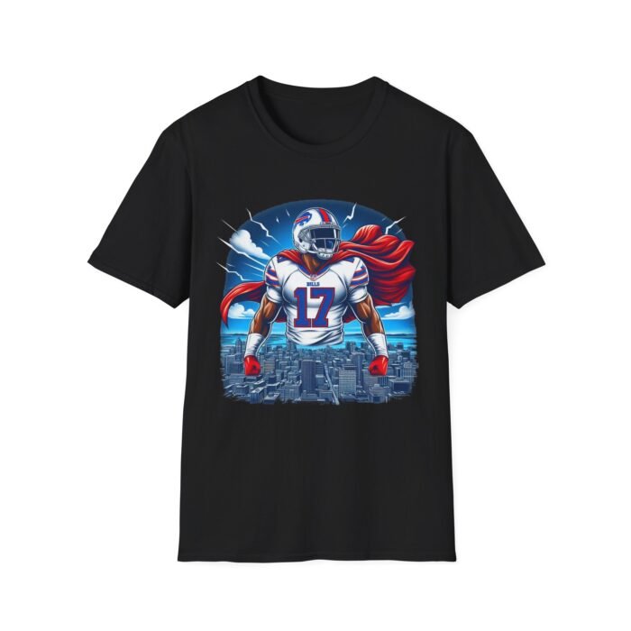 Josh Allen Hero T-Shirt – Buffalo’s Star QB Graphic Tee T-Shirt - Buy Now at American Artist Merch