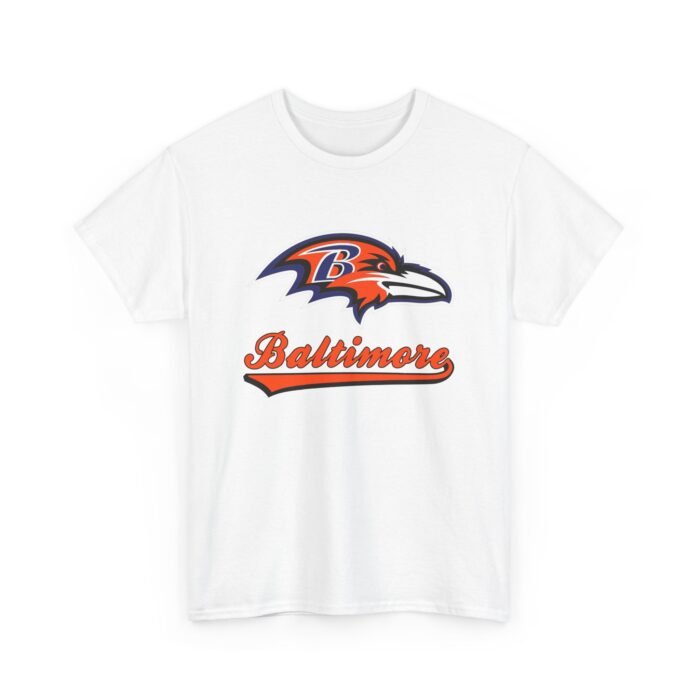 Baltimore Ravens & Orioles Mash-Up Sports Teams T-Shirt - Unite the Spirit of Two Legendary Baltimore Franchises T-Shirt - Buy Now at American Artist Merch