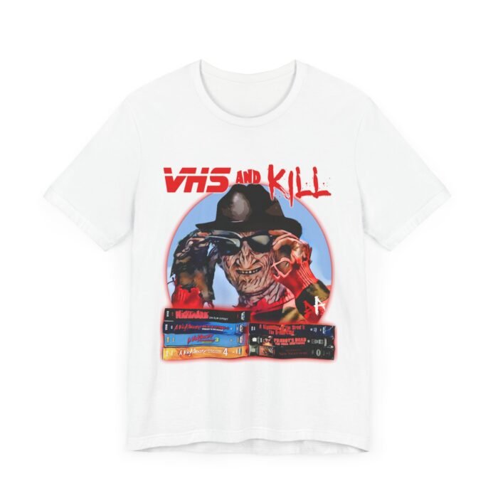 Freddy krueger - VHS and kill T-Shirt - Buy Now at American Artist Merch