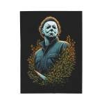 Michael Myers Stalking  Velveteen Plush Blanket T-Shirt - Buy Now at American Artist Merch