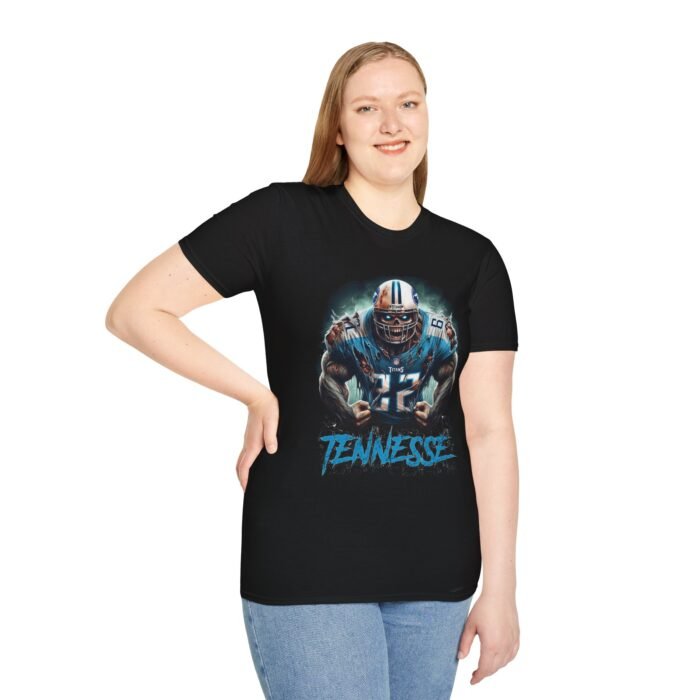 Tennessee Titans Horror Mash Up T-Shirt - Spooky NFL Fan Apparel T-Shirt - Buy Now at American Artist Merch