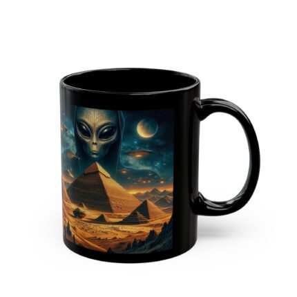 Alien Enigma: Egypt Expedition Coffee Mug (11oz, 15oz) T-Shirt - Buy Now at American Artist Merch