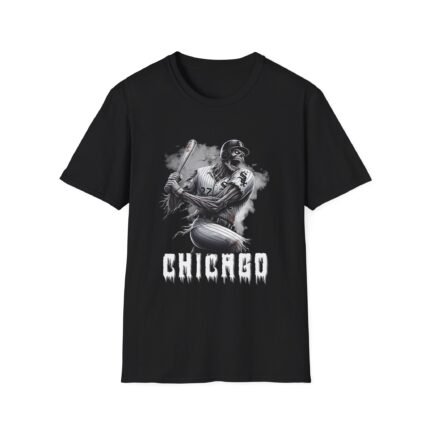 Chicago White Sox Horror Mashup T-Shirt - Spooky Baseball Fan Gear T-Shirt - Buy Now at American Artist Merch