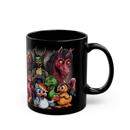 Haunted Hooves: Possessed Ponies Coffee Mug (11oz, 15oz) T-Shirt - Buy Now at American Artist Merch