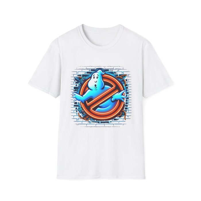 Glowing Bust: Ghostbusters Neon Tee T-Shirt - Buy Now at American Artist Merch