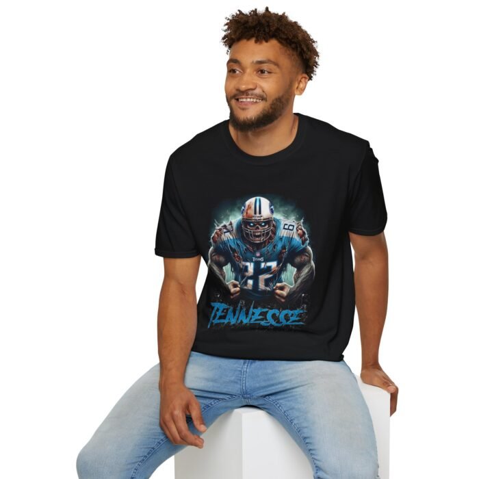 Tennessee Titans Horror Mash Up T-Shirt - Spooky NFL Fan Apparel T-Shirt - Buy Now at American Artist Merch