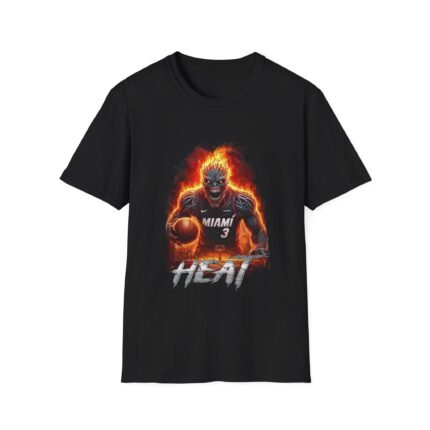 Inferno of Fear - Miami Heat Horror Mashup T-Shirt T-Shirt - Buy Now at American Artist Merch